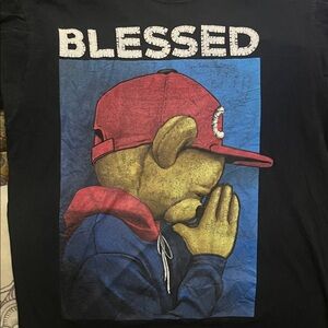 Blessed Bear In Hoodie Praying Medium Shirt